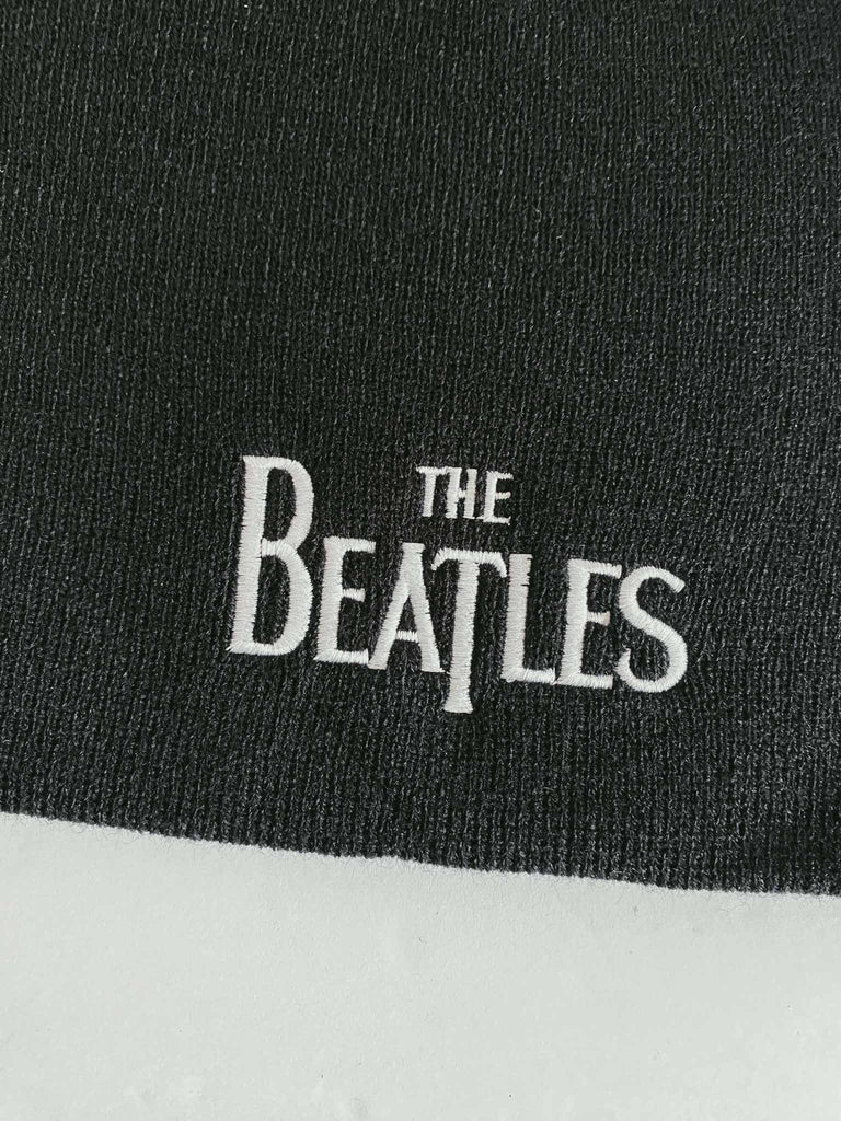 The Beatles black beanie hat with embroided logo | hats and beannies | Officially licensed band merch at Rock & Roll Jane