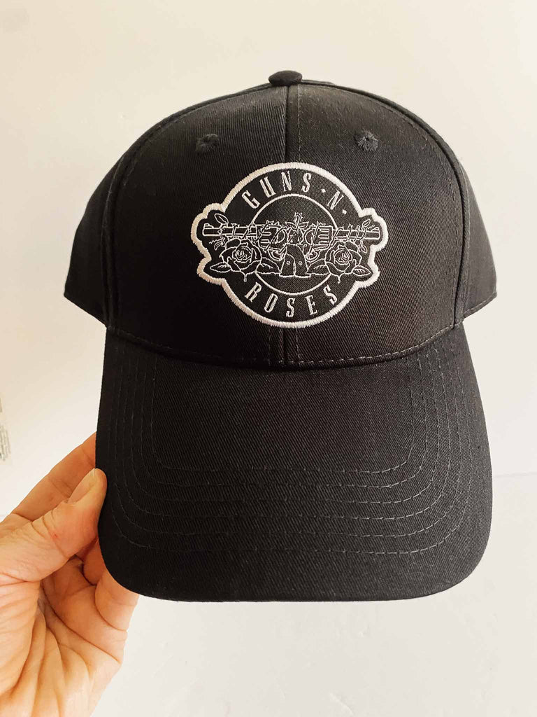 Guns N' Roses officially licensed baseball cap with circle logo | Rock & Roll Jane | Officially licensed band tees and more