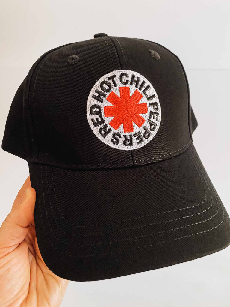 Red Hot Chili Peppers Red Asterisk logo baseball cap | Officially licensed merchandise | Available at Rock & Roll Jane