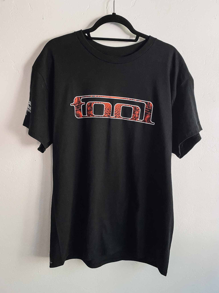 Tool red logo t-shirt | officially licensed band tee | available at Rock & Roll Jane