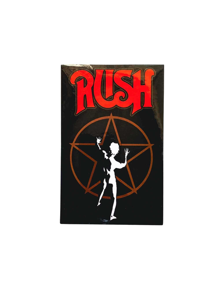 Rush Starman Logo sticker | Officially licensed rock and roll band merchandise | Rock & Roll Jane