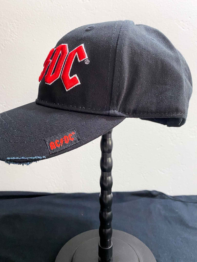 AC/DC Red Logo Baseball Cap | Official Merch | Rock & Roll Jane