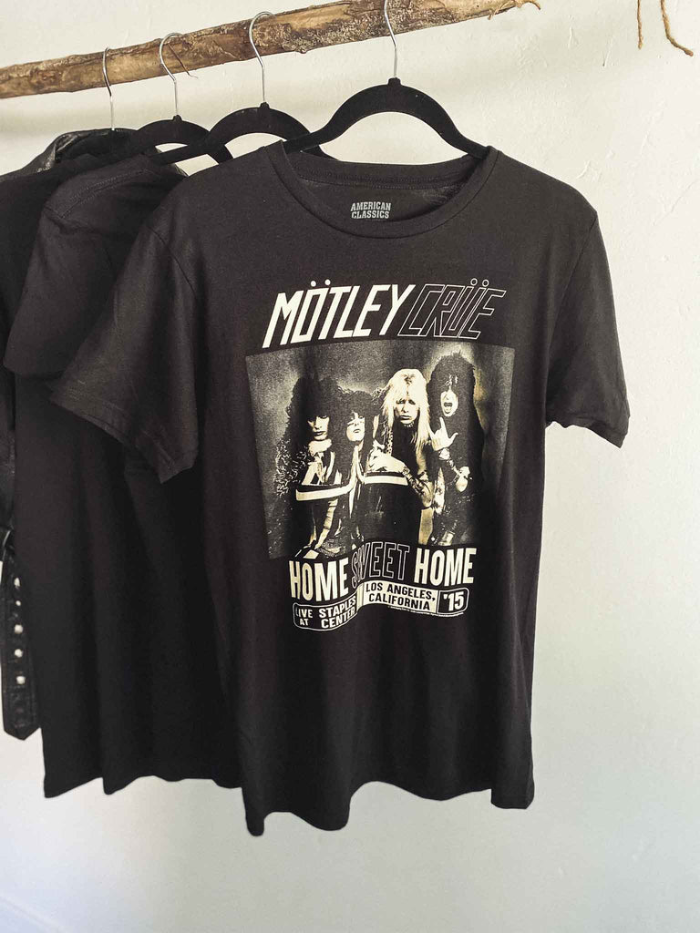 Motley Crue Home Sweet Home Concert Adult T-shirt | Officially licensed band tee | Rock & Roll Jane