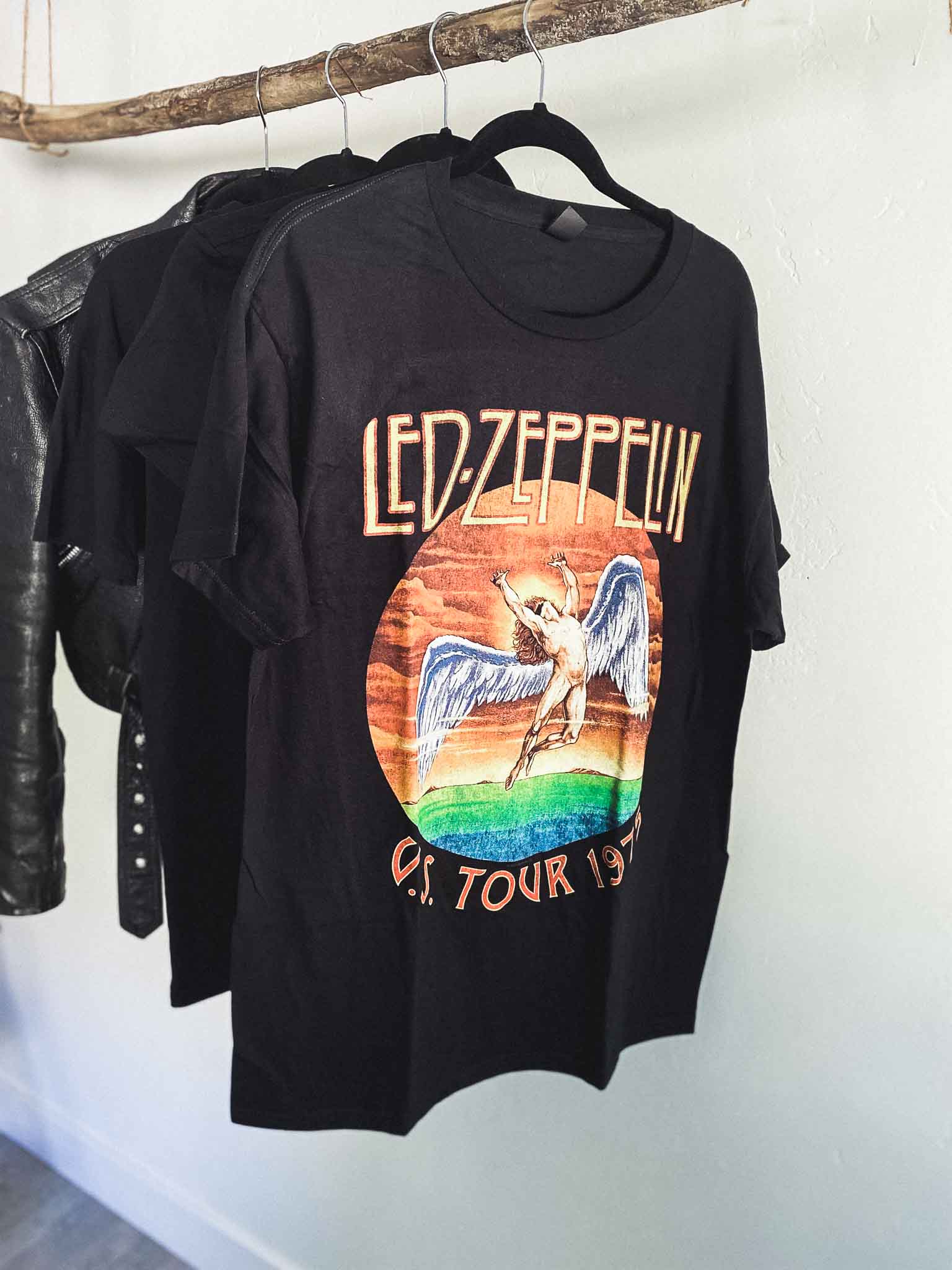 Led Zeppelin US Tour 1975 Classic Rock T-Shirt