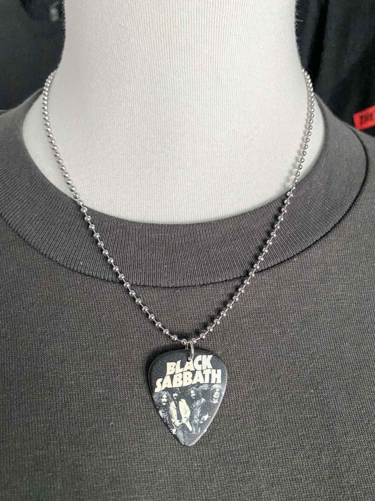 Black Sabbath Guitar Pick Necklace | Band merch | Jewelry | Rock & Roll Jane