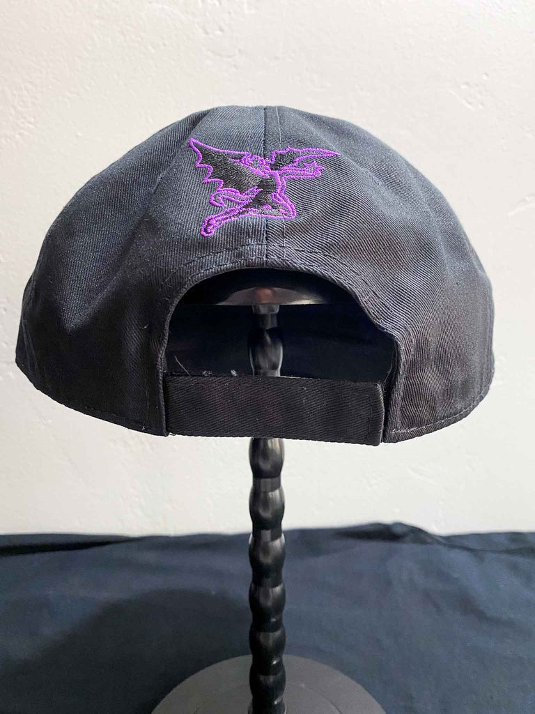 Black Sabbath Purple embroidered logo black baseball cap | officially licensed band merch | Rock & Roll Jane