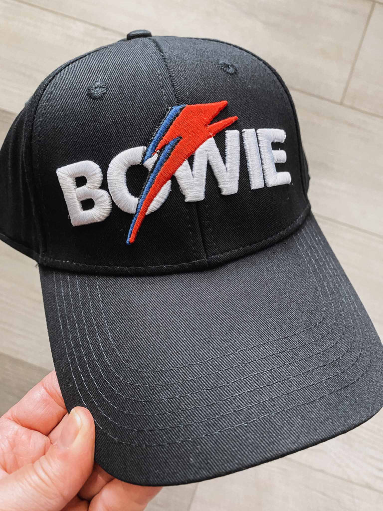 David Bowie Alladin Sane Lightning Bolt baseball cap | Officially licensed merchandise | Rock & Roll Jane