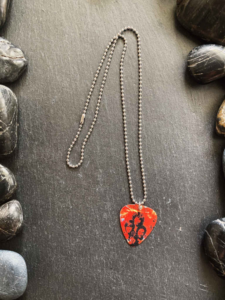 Creative Rock Roll Gesture Heart Shape Pendant Necklace - Temu