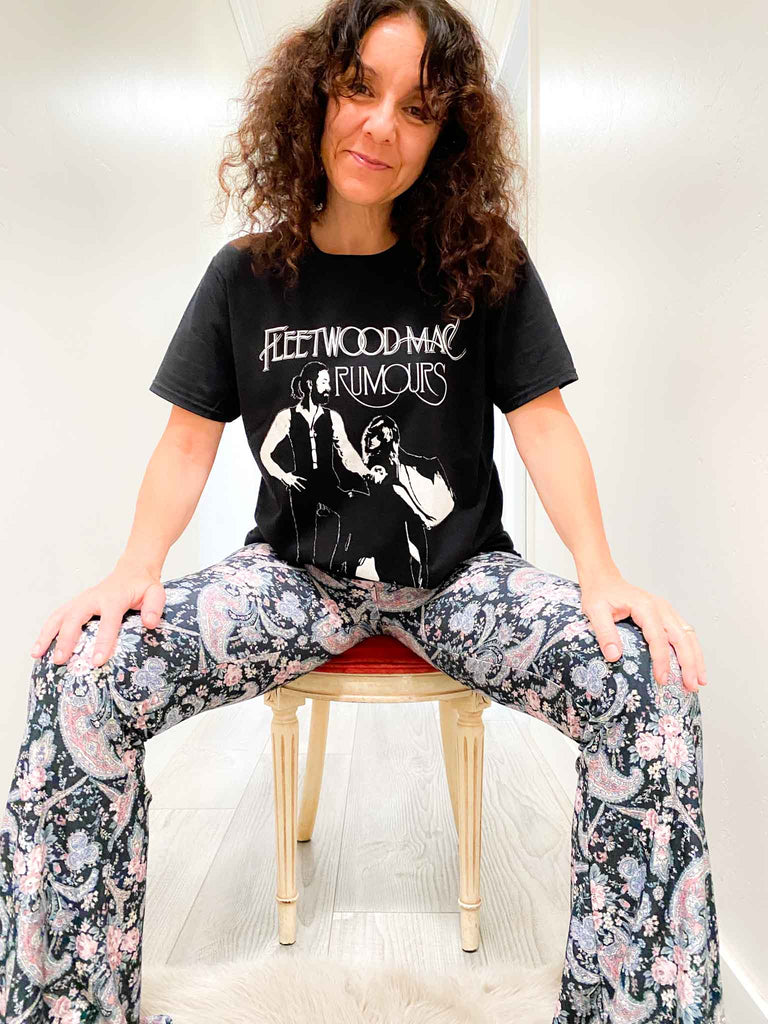 Fleetwood Mac Rumours Stevie Nicks Short Sleeve Band T-shirt | Rock and Roll Jane