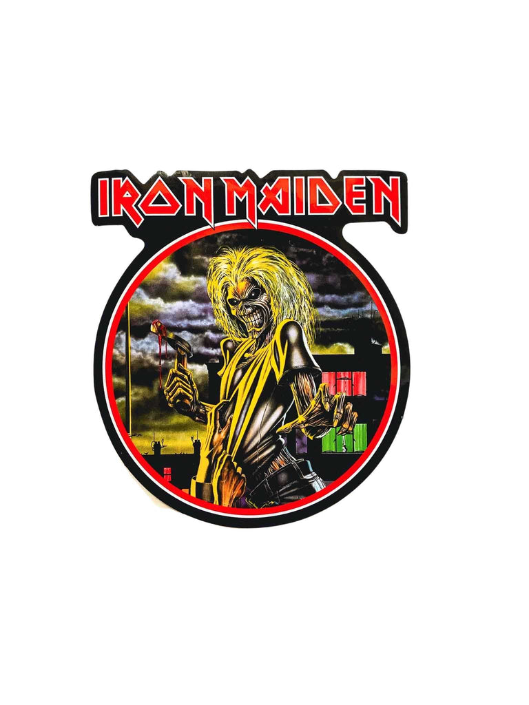 Iron Maiden Eddie glossy sticker | Officially licensed rock and roll merchandise | Rock & Roll Jane