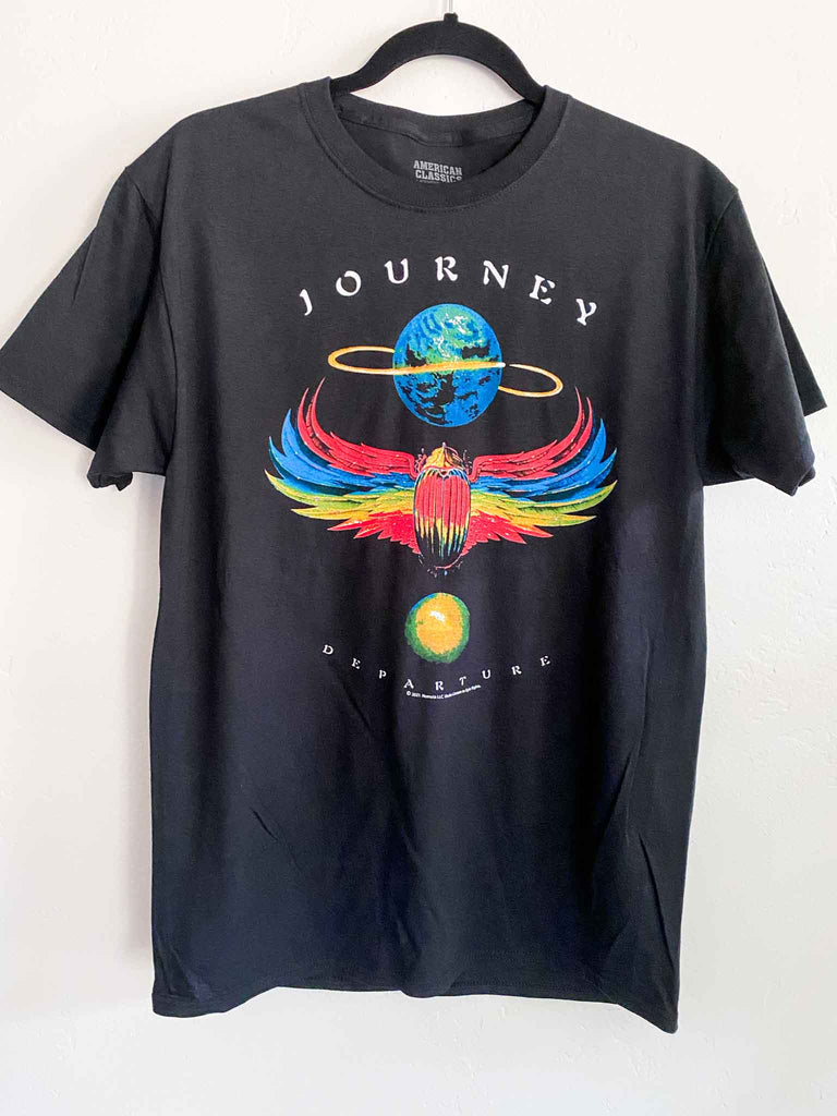 Journey Departure Short Sleeve Band T-shirt | Classic Rock | Rock and Roll Jane