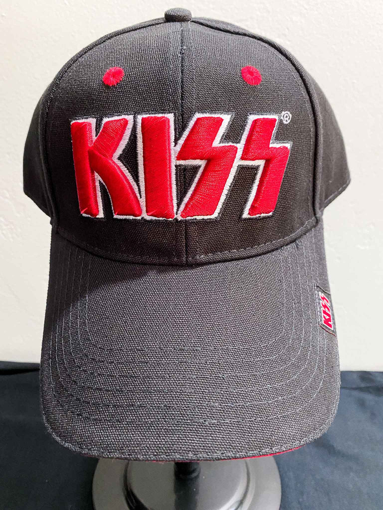KISS red embroidered logo baseball cap | officially licensed band merch | band hat | Rock & Roll Jane
