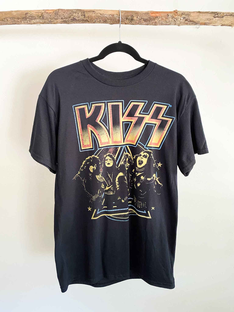 Kiss Pyramid Black unisex fit t-shirt | Officially licensed band tees | Rock & Roll Jane
