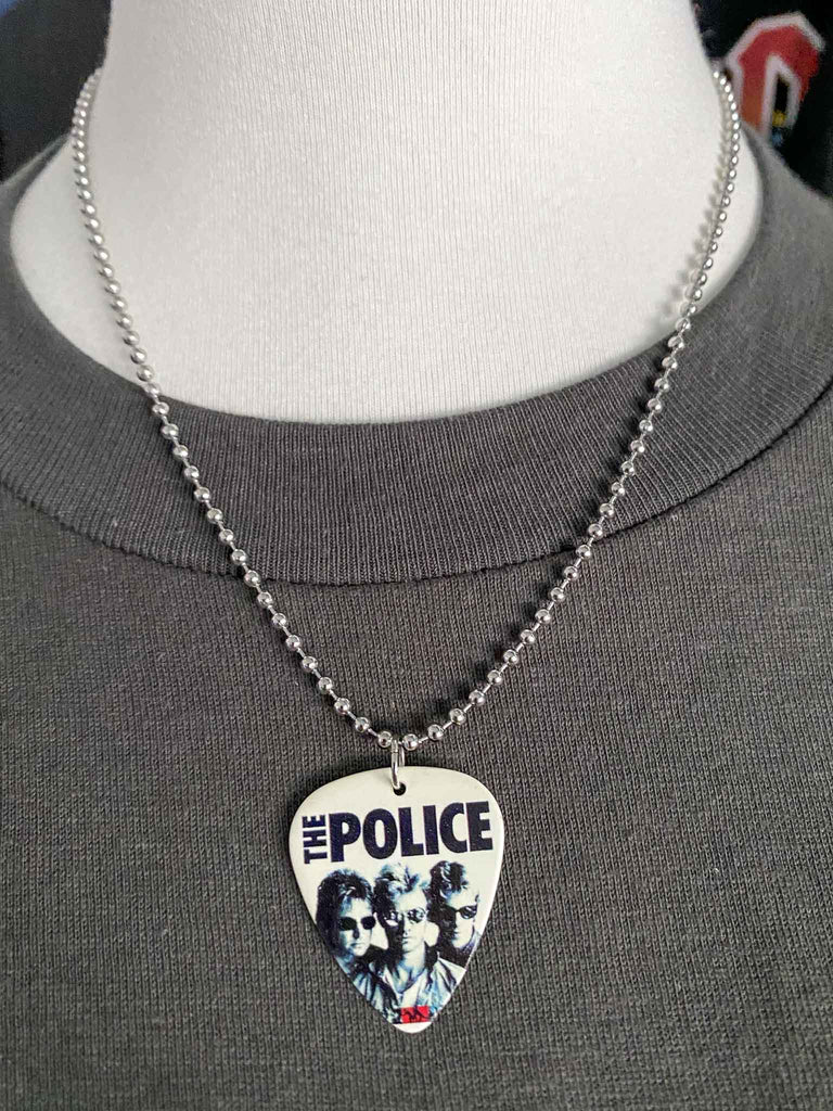 The Police Guitar Pick Necklace | Band merchandise | Jewelry | Rock & Roll Jane