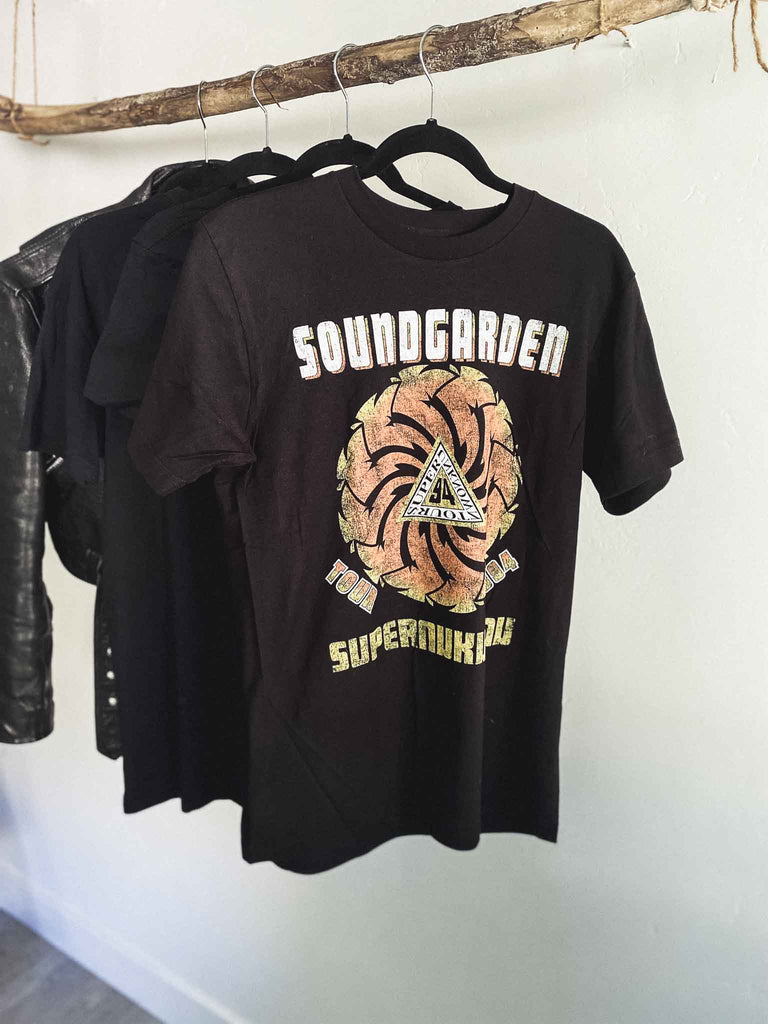 Soundgarden Superunknown Tour 1994 Spiral Black T-shirt | Rock & Roll Jane | Officially licensed band tees and more