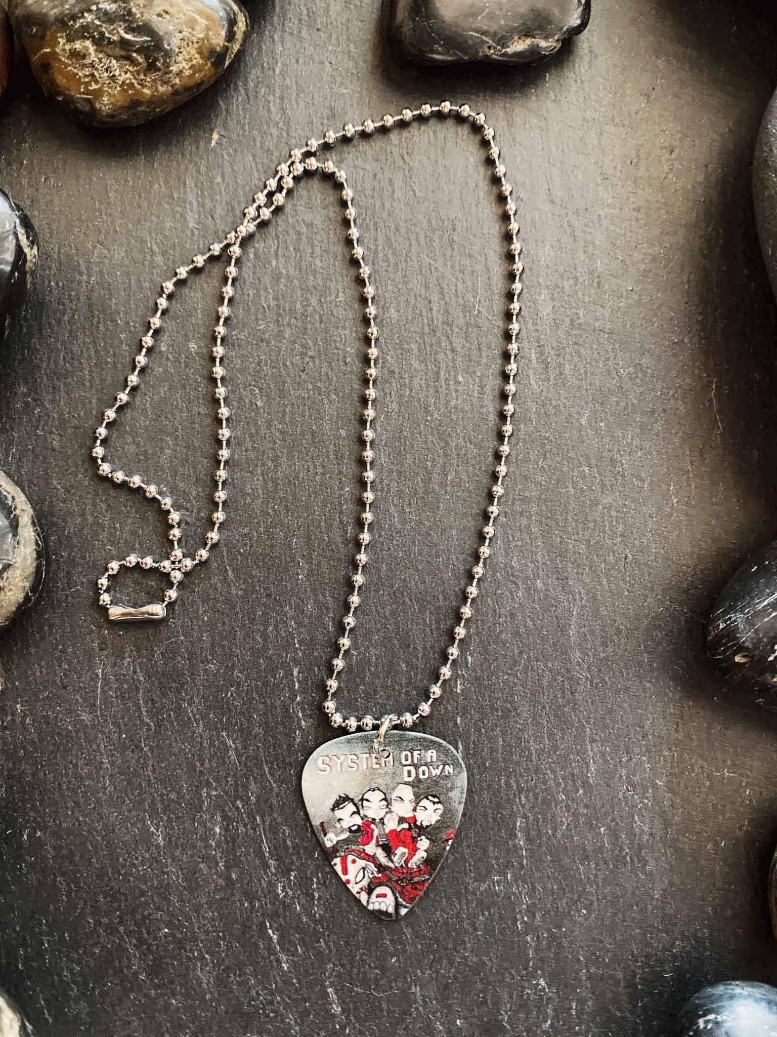 System of A Down Guitar Pick Necklace | Rock & Roll Jane